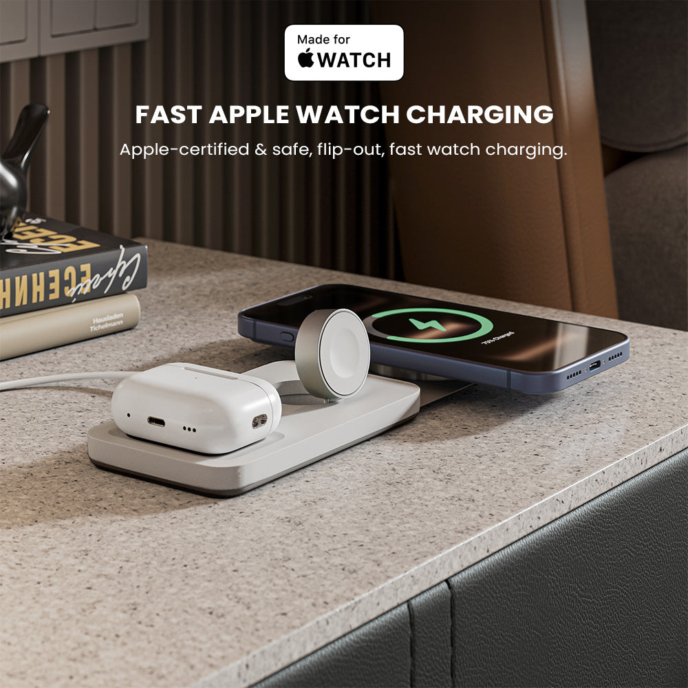 SWIV 3-in-1 Foldable Wireless Charging Station