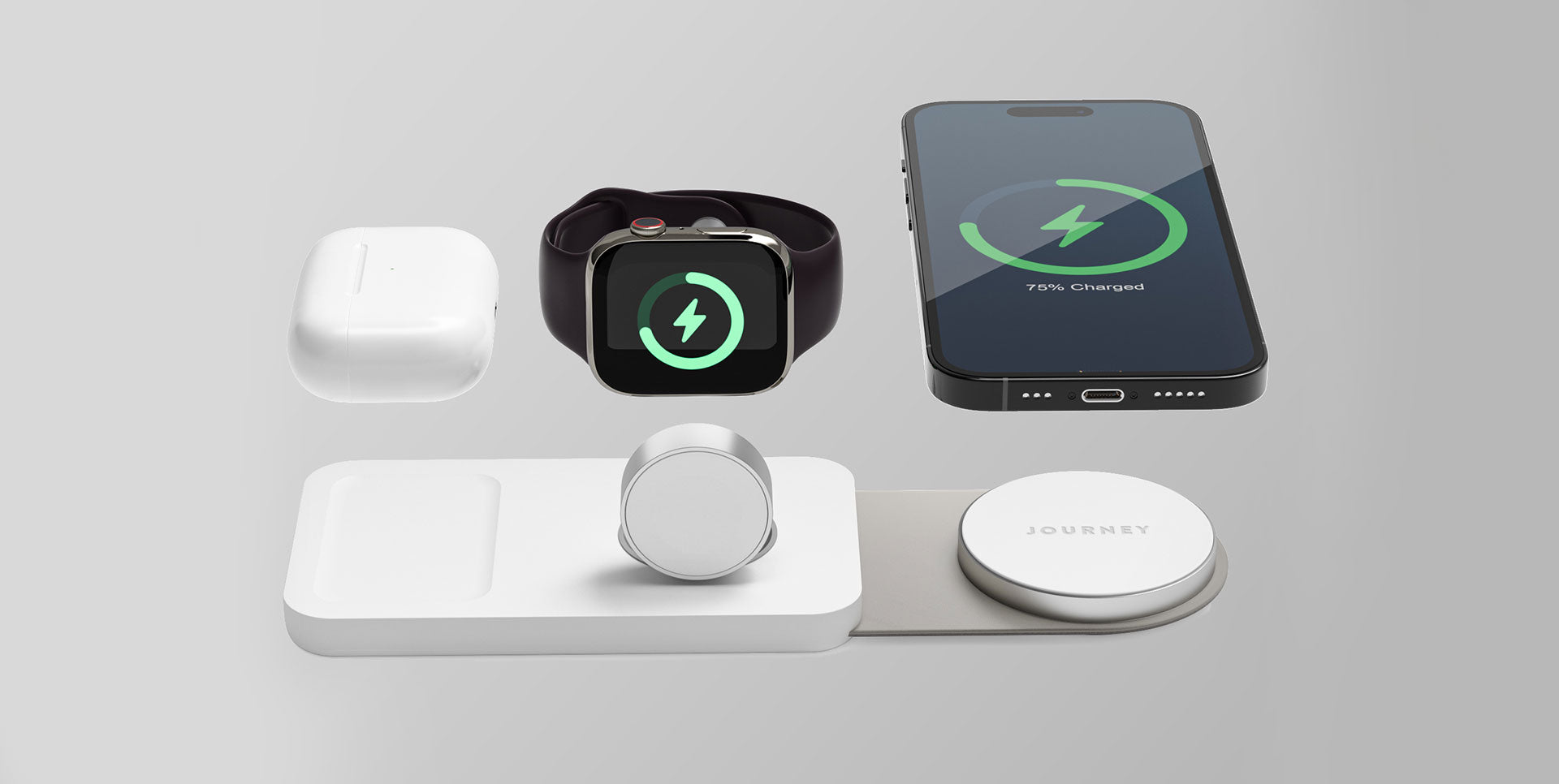 JOURNEY Launches Foldable Wireless Charging Station