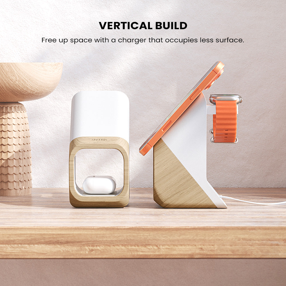NOVA 3-in-1 Fast Wireless Charging Station - JOURNEY