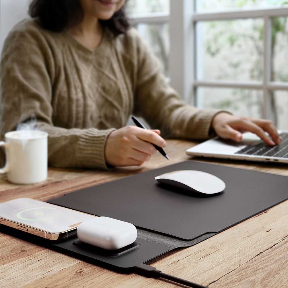 NEXA 4-in-1 Laptop Sleeve with Wireless Charging