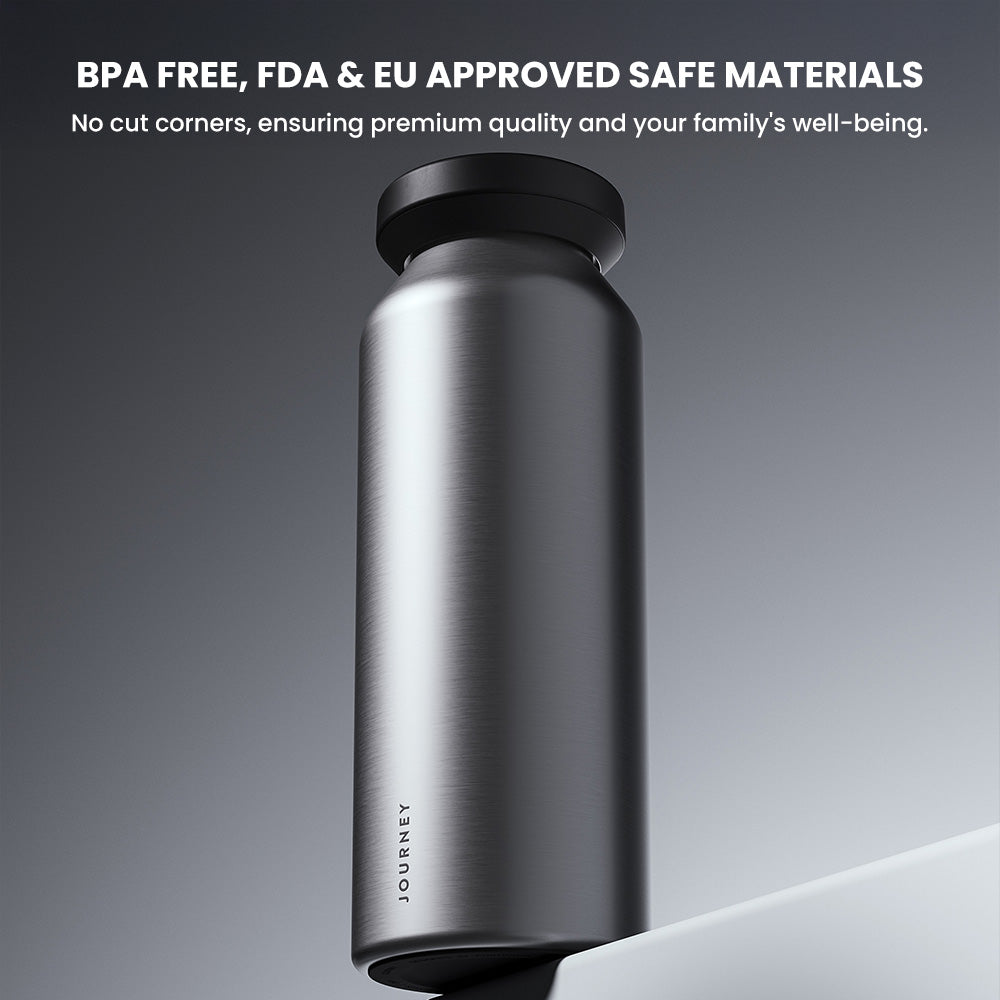 REEVUS Insulated Stainless Steel Bottle Halo Black