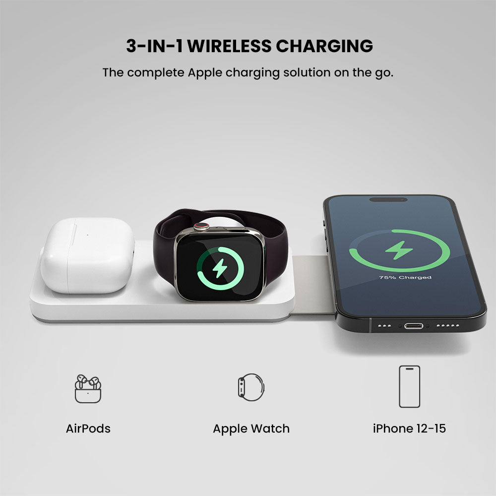 SWIV 3-in-1 Foldable Wireless Charging  Station