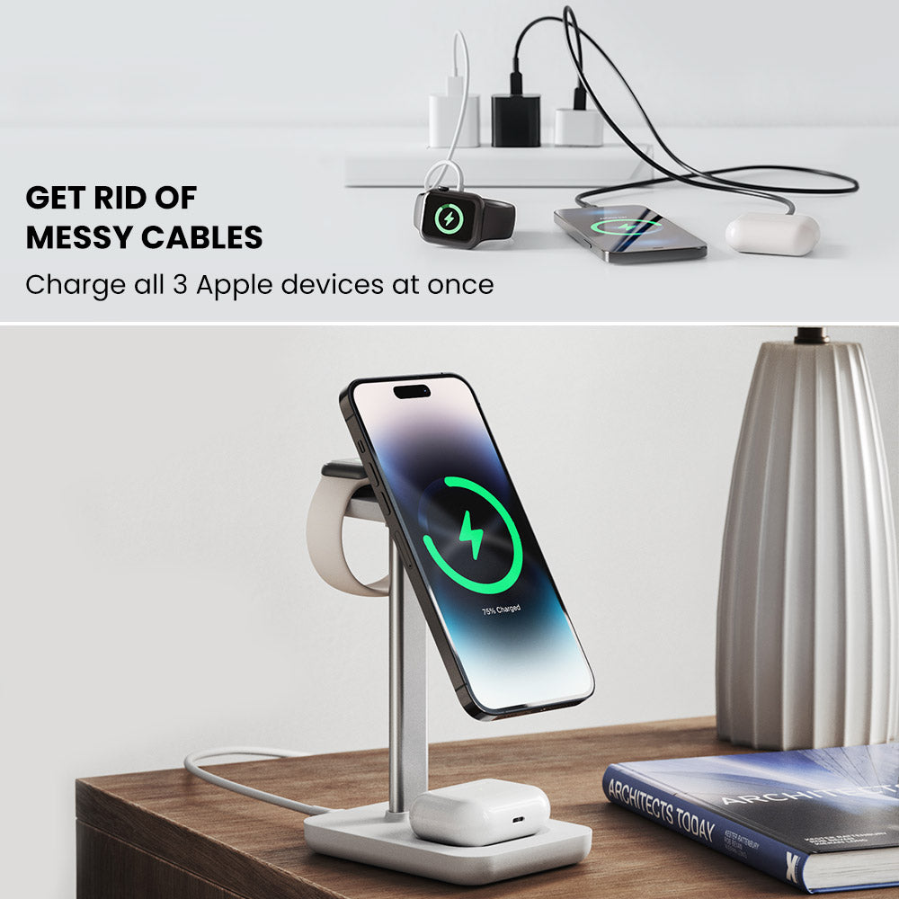 3 in 1 Wireless Charging Station