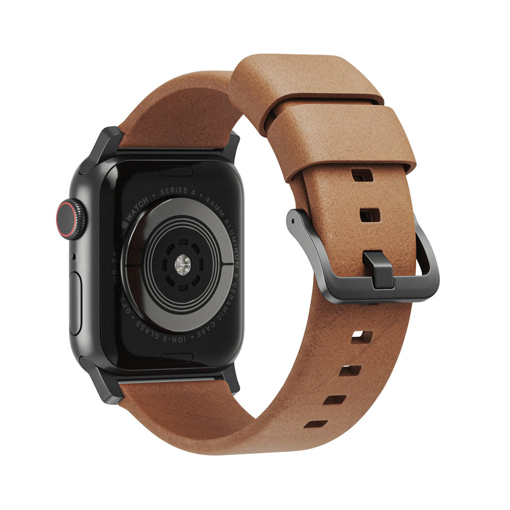 Tan leather apple watch strap hot sale