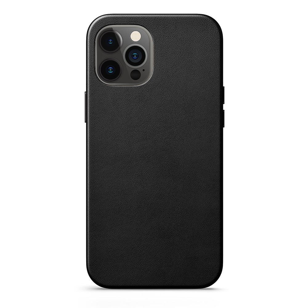 Pro Leather Case - iPhone 12 Pro (MagSafe Compatible) - Black